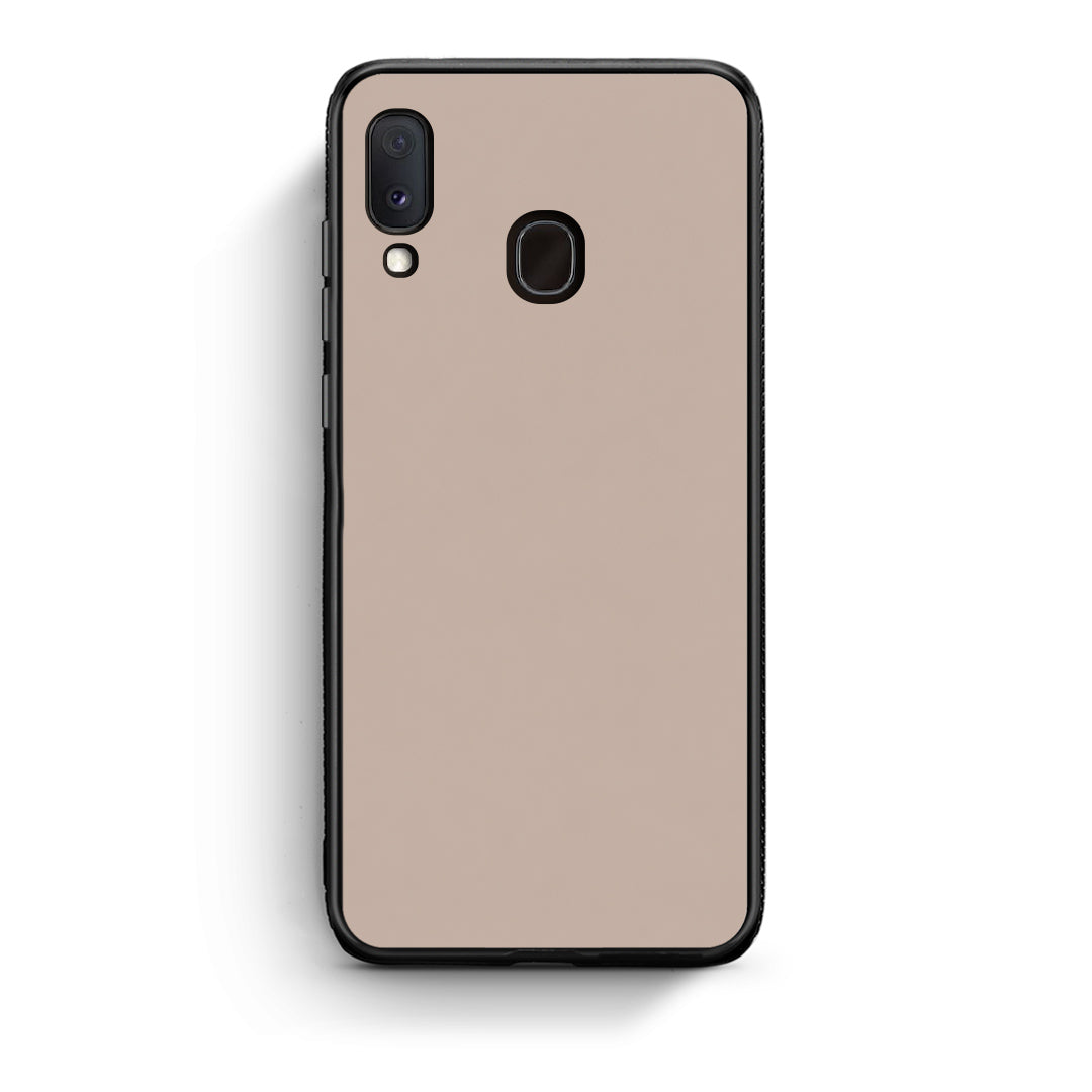 Θήκη Samsung Galaxy A20e Blush Beige από τη Smartfits με σχέδιο στο πίσω μέρος και μαύρο περίβλημα | Samsung Galaxy A20e Blush Beige case with colorful back and black bezels