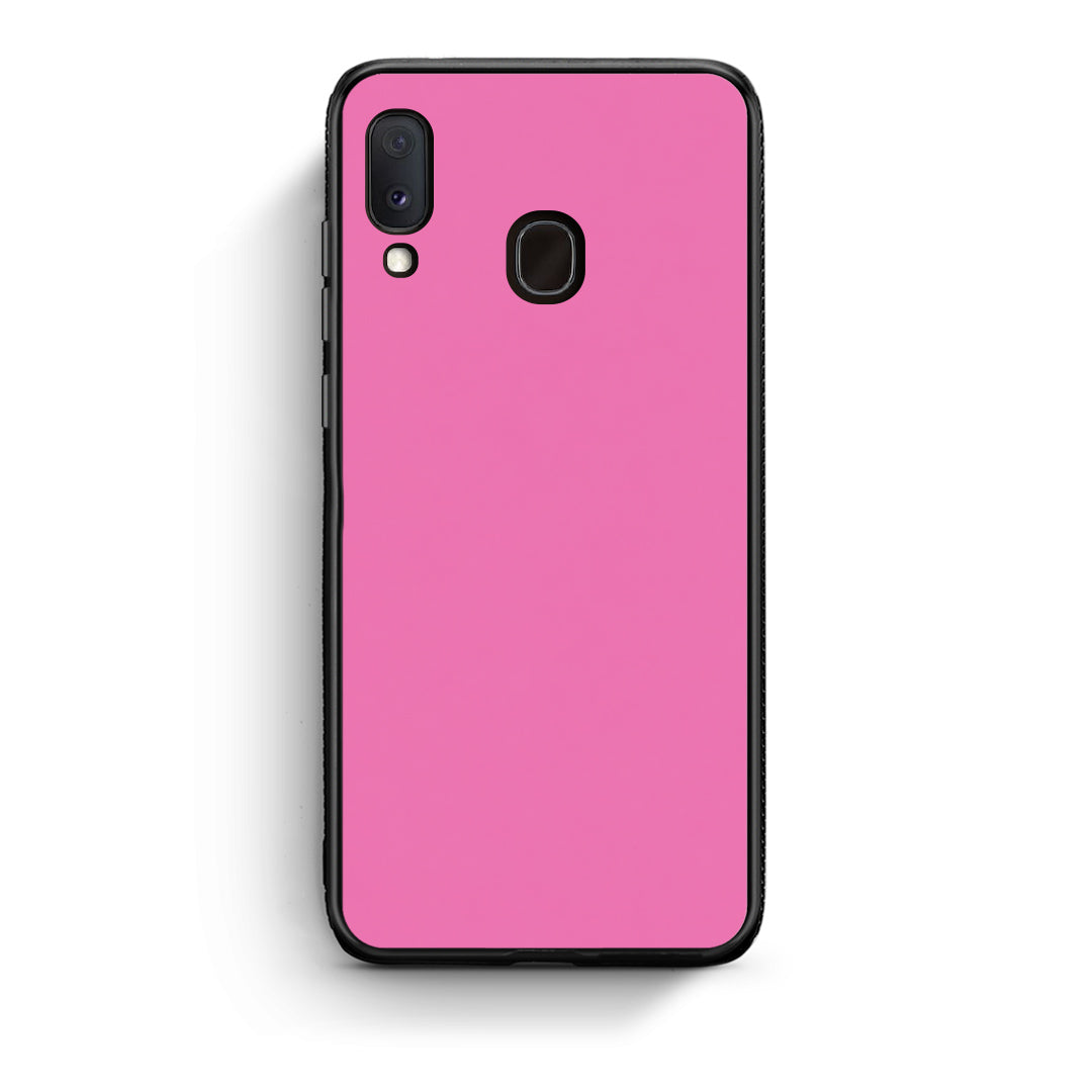 Θήκη Samsung Galaxy A30 Rose Pink από τη Smartfits με σχέδιο στο πίσω μέρος και μαύρο περίβλημα | Samsung Galaxy A30 Rose Pink case with colorful back and black bezels