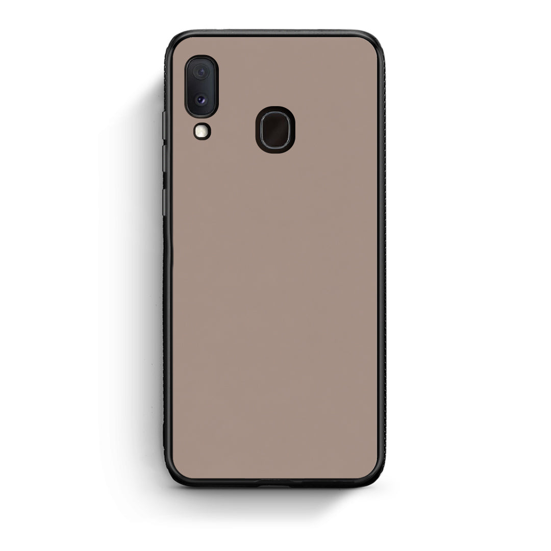 Θήκη Samsung Galaxy A30 Warm Taupe από τη Smartfits με σχέδιο στο πίσω μέρος και μαύρο περίβλημα | Samsung Galaxy A30 Warm Taupe case with colorful back and black bezels