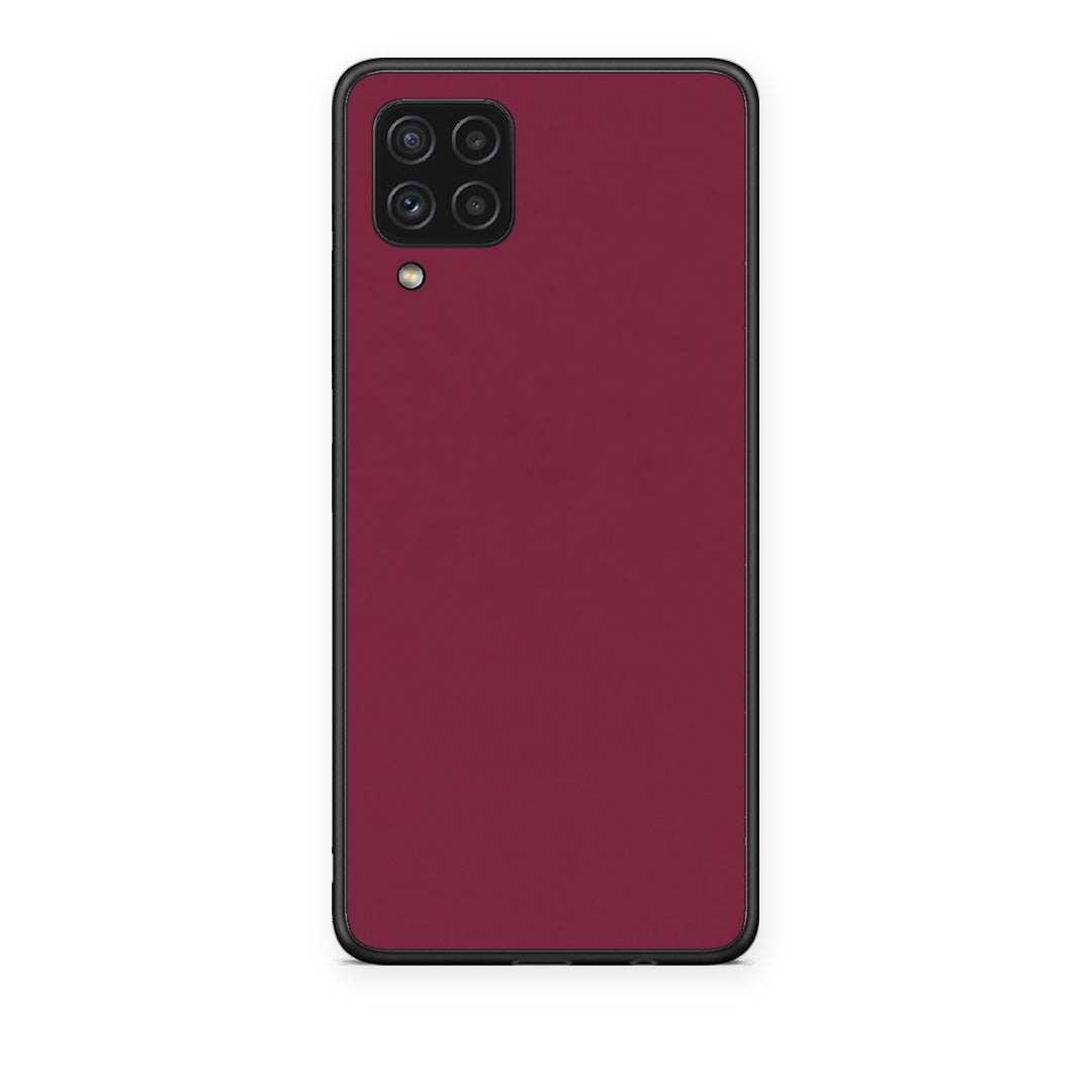 Θήκη Samsung Galaxy A22 4G Burgundy από τη Smartfits με σχέδιο στο πίσω μέρος και μαύρο περίβλημα | Samsung Galaxy A22 4G Burgundy case with colorful back and black bezels
