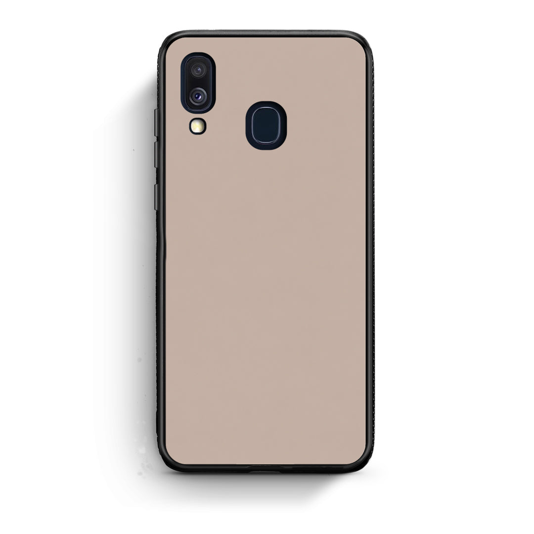 Θήκη Samsung Galaxy A40 Blush Beige από τη Smartfits με σχέδιο στο πίσω μέρος και μαύρο περίβλημα | Samsung Galaxy A40 Blush Beige case with colorful back and black bezels