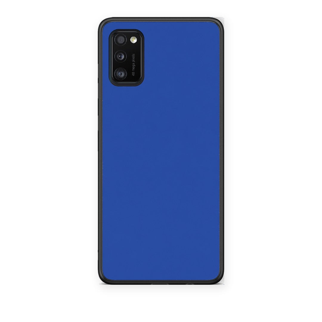 Θήκη Samsung Galaxy A41 Royal Blue από τη Smartfits με σχέδιο στο πίσω μέρος και μαύρο περίβλημα | Samsung Galaxy A41 Royal Blue case with colorful back and black bezels