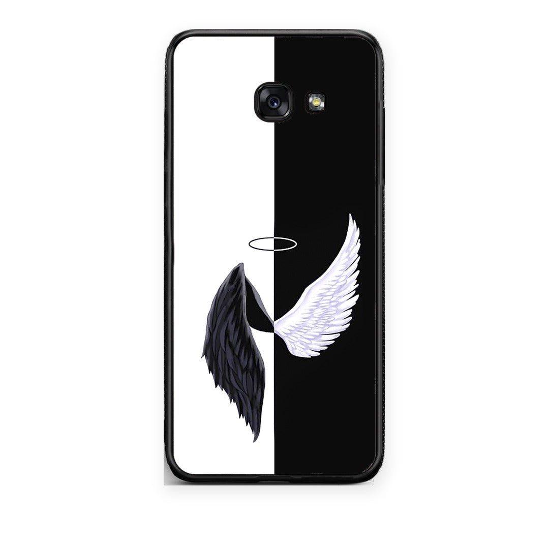 Θήκη Samsung Galaxy A5 2017 Angels Demons από τη Smartfits με σχέδιο στο πίσω μέρος και μαύρο περίβλημα | Samsung Galaxy A5 2017 Angels Demons case with colorful back and black bezels