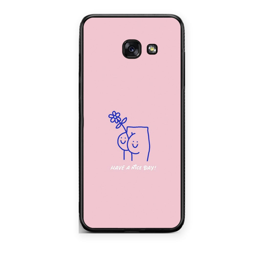 Θήκη Samsung Galaxy A5 2017 Nice Day από τη Smartfits με σχέδιο στο πίσω μέρος και μαύρο περίβλημα | Samsung Galaxy A5 2017 Nice Day case with colorful back and black bezels