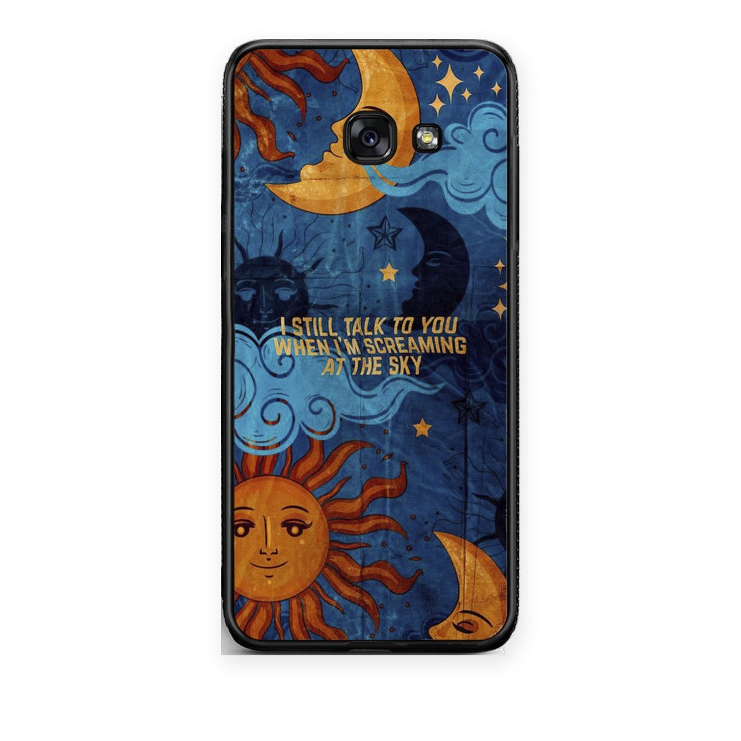 Θήκη Samsung Galaxy A5 2017 Screaming Sky από τη Smartfits με σχέδιο στο πίσω μέρος και μαύρο περίβλημα | Samsung Galaxy A5 2017 Screaming Sky case with colorful back and black bezels