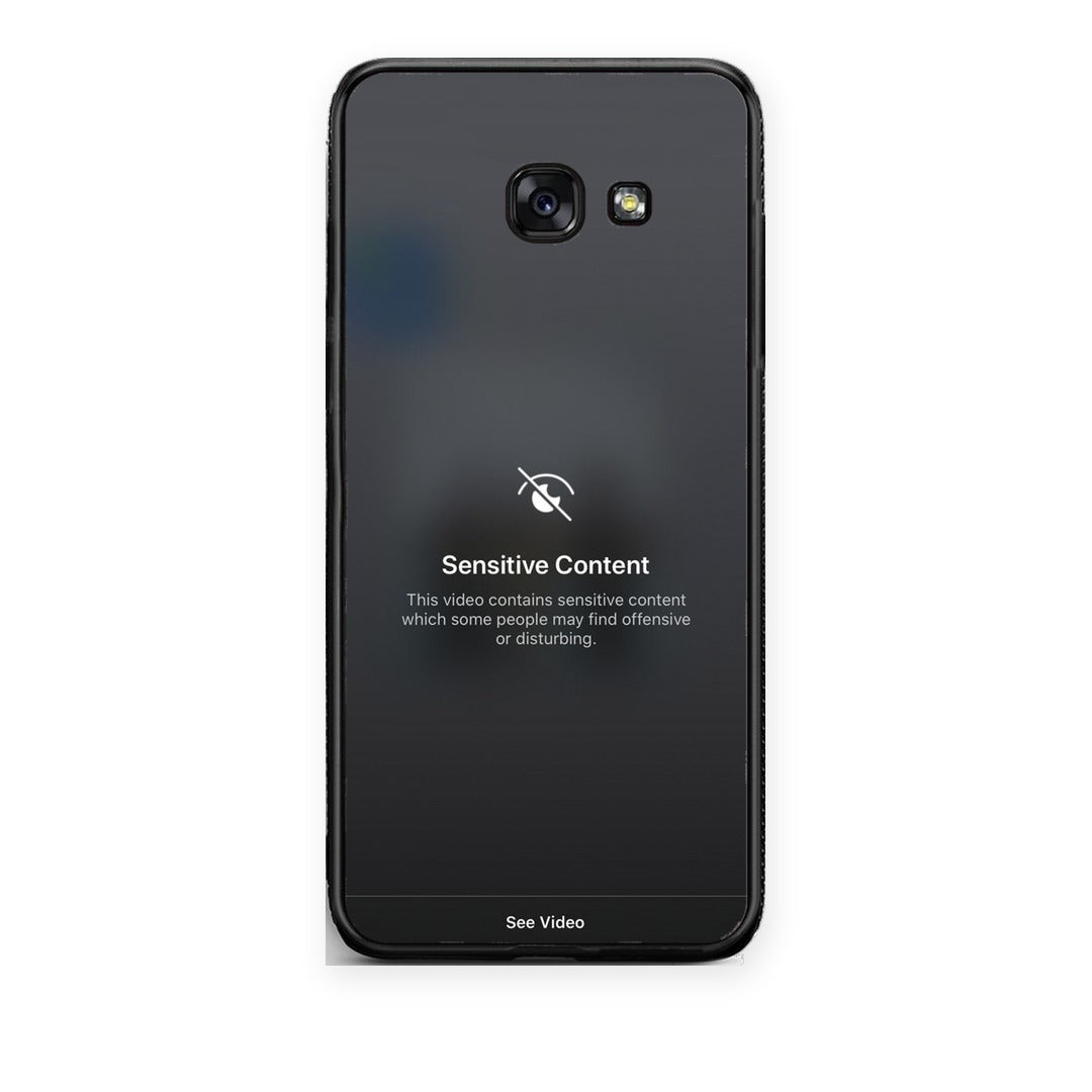 Θήκη Samsung Galaxy A5 2017 Sensitive Content από τη Smartfits με σχέδιο στο πίσω μέρος και μαύρο περίβλημα | Samsung Galaxy A5 2017 Sensitive Content case with colorful back and black bezels