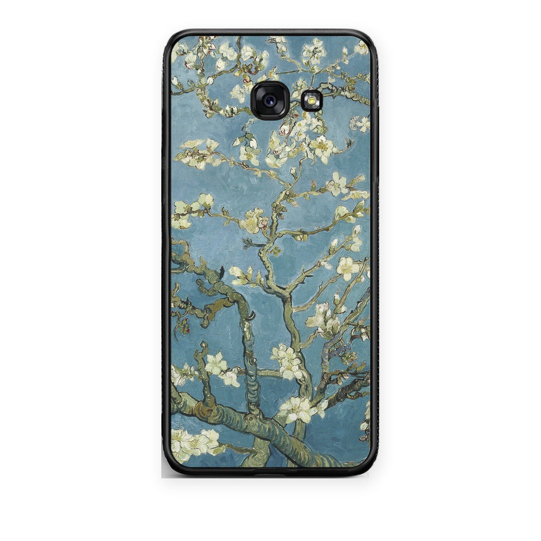 Θήκη Samsung Galaxy A5 2017 White Blossoms από τη Smartfits με σχέδιο στο πίσω μέρος και μαύρο περίβλημα | Samsung Galaxy A5 2017 White Blossoms case with colorful back and black bezels
