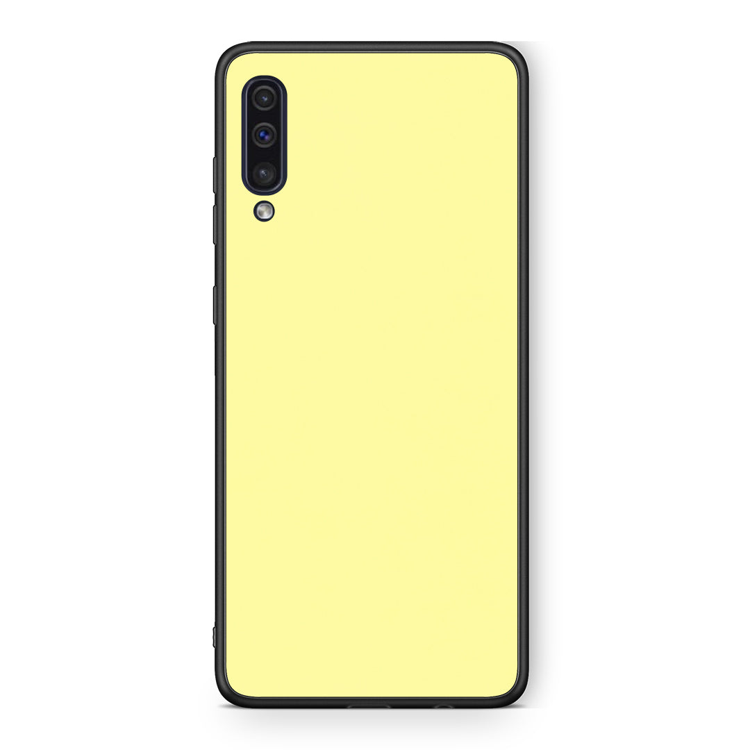 Θήκη Samsung Galaxy A50 / A30s Butter Yellow από τη Smartfits με σχέδιο στο πίσω μέρος και μαύρο περίβλημα | Samsung Galaxy A50 / A30s Butter Yellow case with colorful back and black bezels
