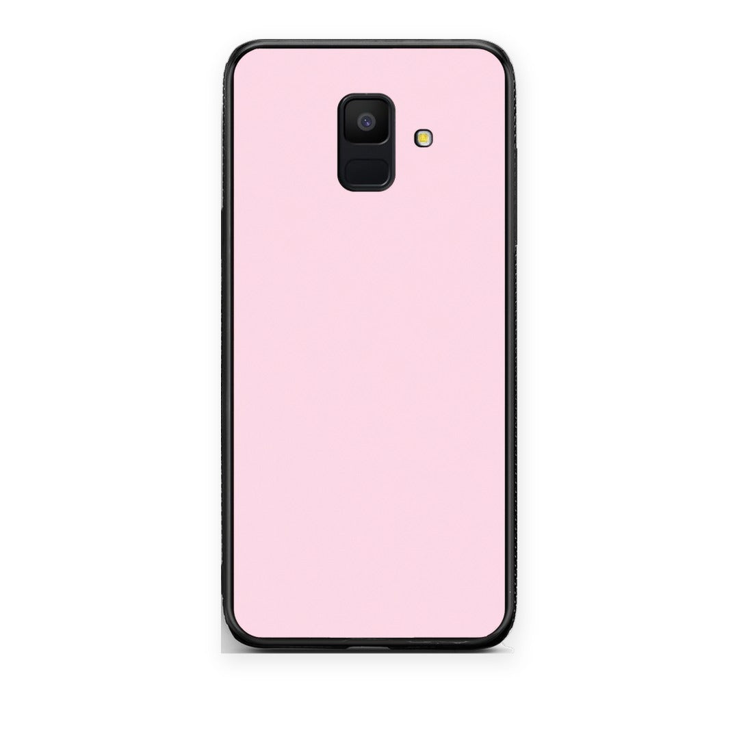 Θήκη Samsung Galaxy A6 2018 Pale Pink από τη Smartfits με σχέδιο στο πίσω μέρος και μαύρο περίβλημα | Samsung Galaxy A6 2018 Pale Pink case with colorful back and black bezels