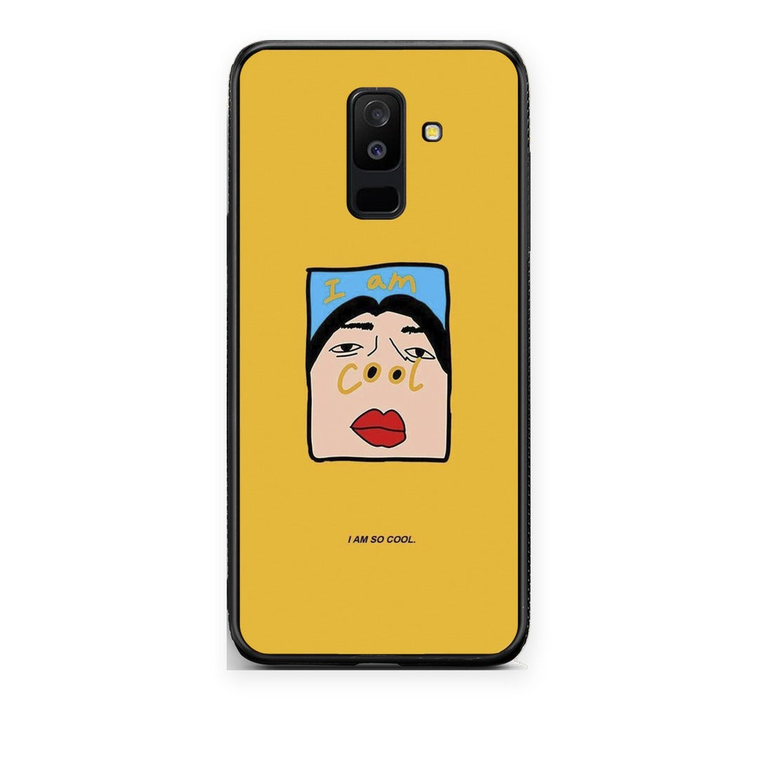 Θήκη Samsung Galaxy A6+ 2018 So Cool από τη Smartfits με σχέδιο στο πίσω μέρος και μαύρο περίβλημα | Samsung Galaxy A6+ 2018 So Cool case with colorful back and black bezels
