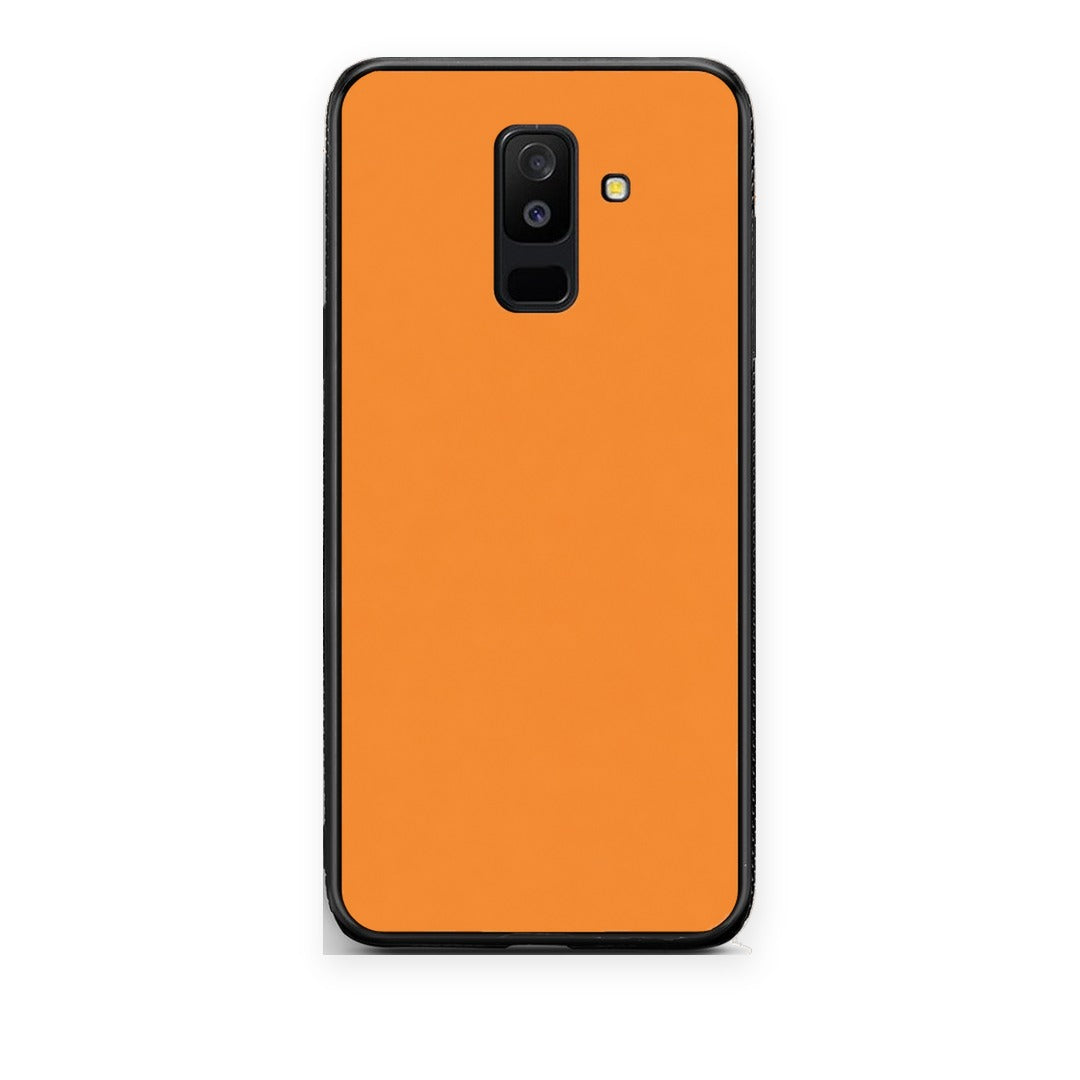 Θήκη Samsung Galaxy A6+ 2018 Tangerine Orange από τη Smartfits με σχέδιο στο πίσω μέρος και μαύρο περίβλημα | Samsung Galaxy A6+ 2018 Tangerine Orange case with colorful back and black bezels