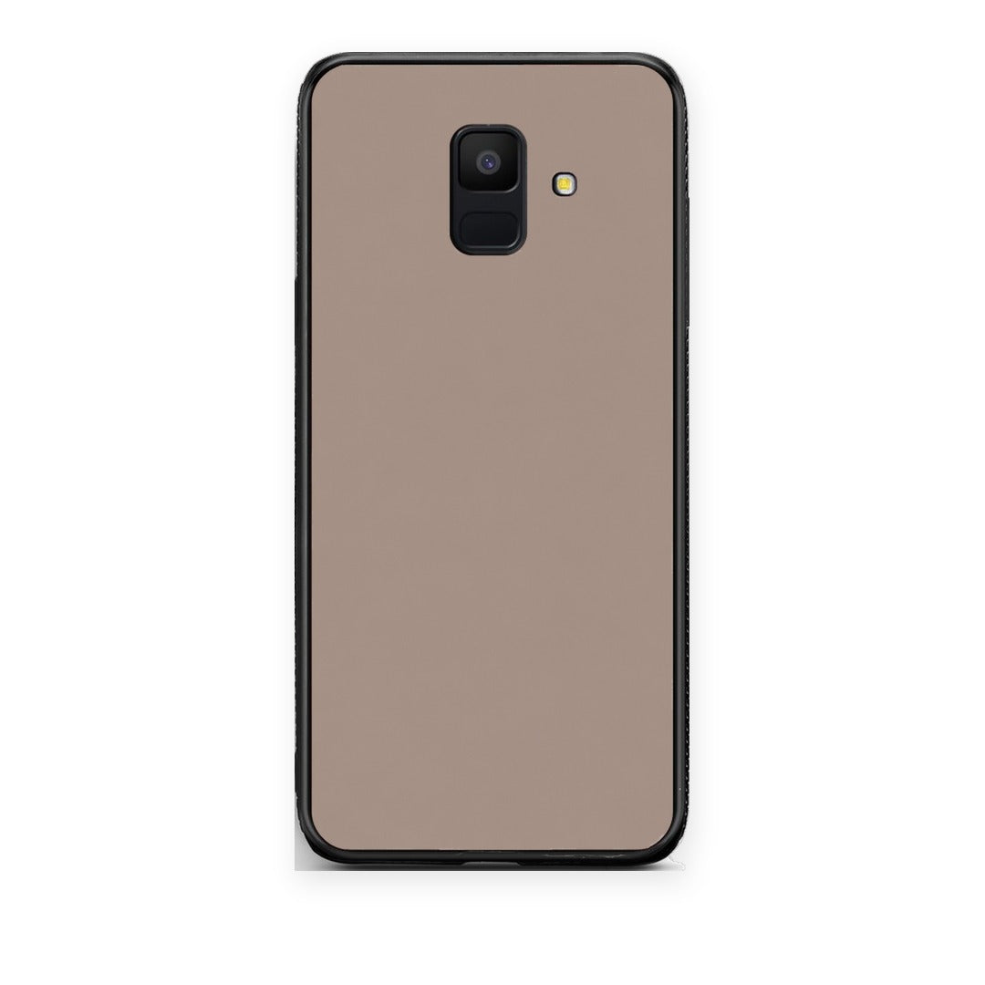 Θήκη Samsung Galaxy A6 2018 Warm Taupe από τη Smartfits με σχέδιο στο πίσω μέρος και μαύρο περίβλημα | Samsung Galaxy A6 2018 Warm Taupe case with colorful back and black bezels
