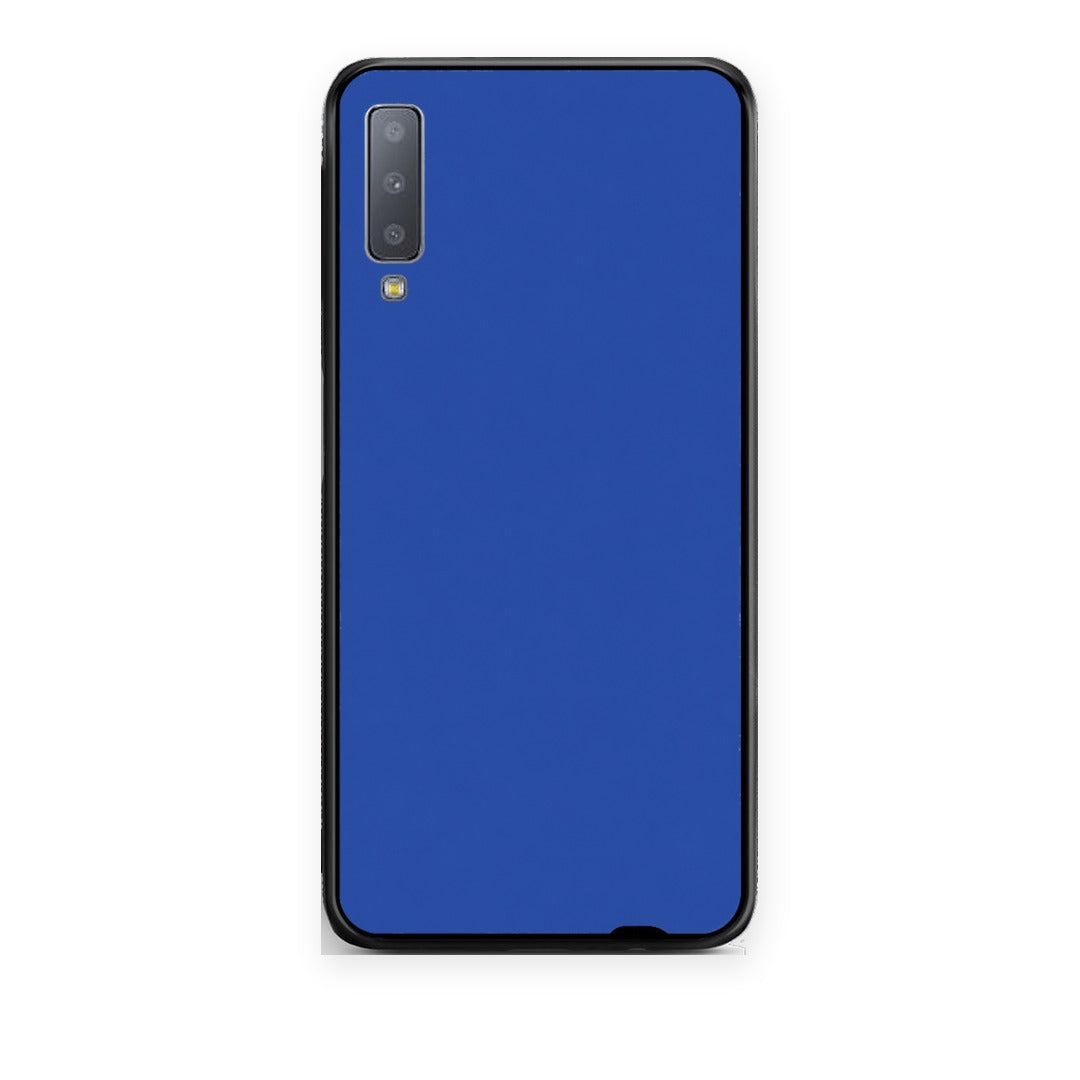 Θήκη Samsung Galaxy A7 2018 Royal Blue από τη Smartfits με σχέδιο στο πίσω μέρος και μαύρο περίβλημα | Samsung Galaxy A7 2018 Royal Blue case with colorful back and black bezels
