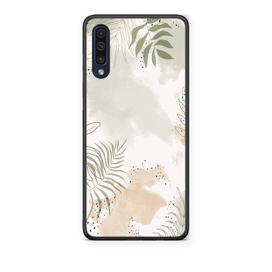 Θήκη Samsung Galaxy A70 Nude Plants από τη Smartfits με σχέδιο στο πίσω μέρος και μαύρο περίβλημα | Samsung Galaxy A70 Nude Plants case with colorful back and black bezels