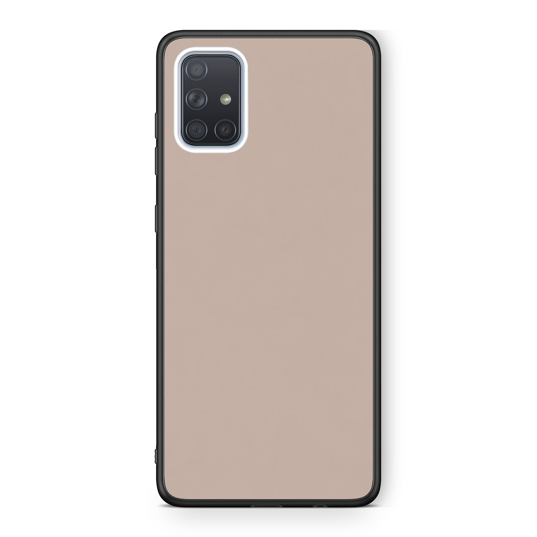 Θήκη Samsung Galaxy A71 Blush Beige από τη Smartfits με σχέδιο στο πίσω μέρος και μαύρο περίβλημα | Samsung Galaxy A71 Blush Beige case with colorful back and black bezels