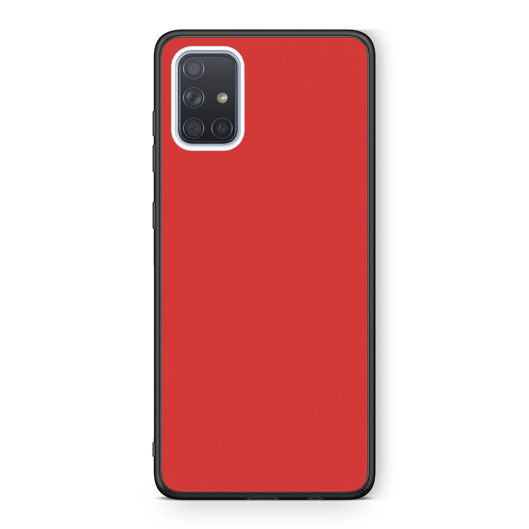 Θήκη Samsung Galaxy A71 Poppy Red από τη Smartfits με σχέδιο στο πίσω μέρος και μαύρο περίβλημα | Samsung Galaxy A71 Poppy Red case with colorful back and black bezels