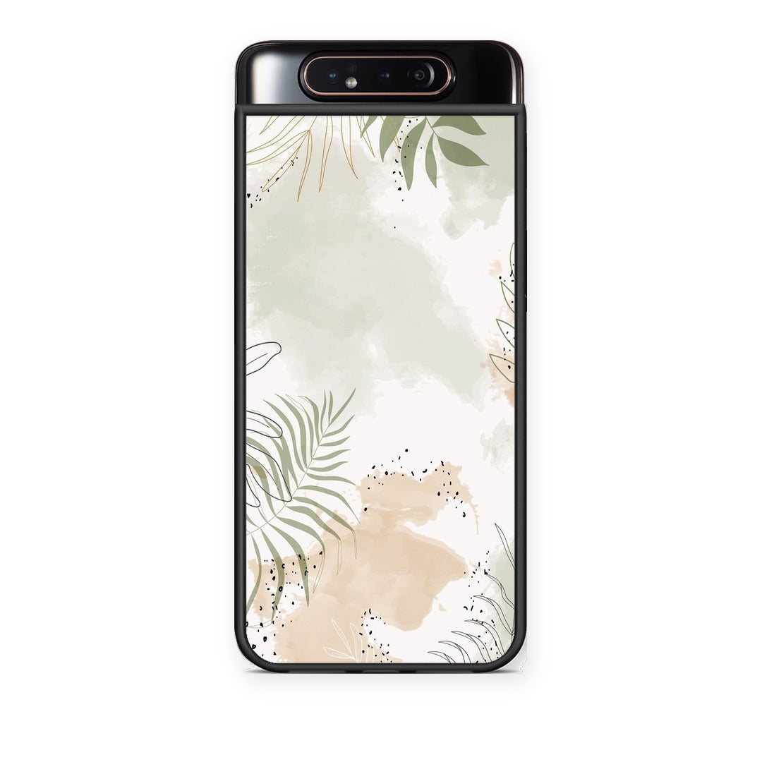 Θήκη Samsung Galaxy A80 Nude Plants από τη Smartfits με σχέδιο στο πίσω μέρος και μαύρο περίβλημα | Samsung Galaxy A80 Nude Plants case with colorful back and black bezels