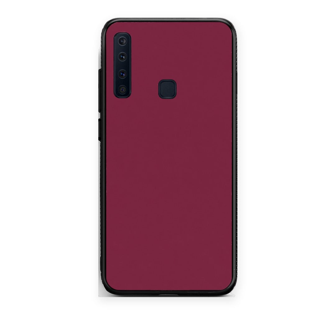 Θήκη Samsung Galaxy A9 Burgundy από τη Smartfits με σχέδιο στο πίσω μέρος και μαύρο περίβλημα | Samsung Galaxy A9 Burgundy case with colorful back and black bezels