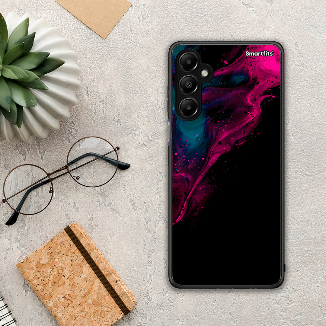 Watercolor Pink Black - Samsung Galaxy A05s θήκη