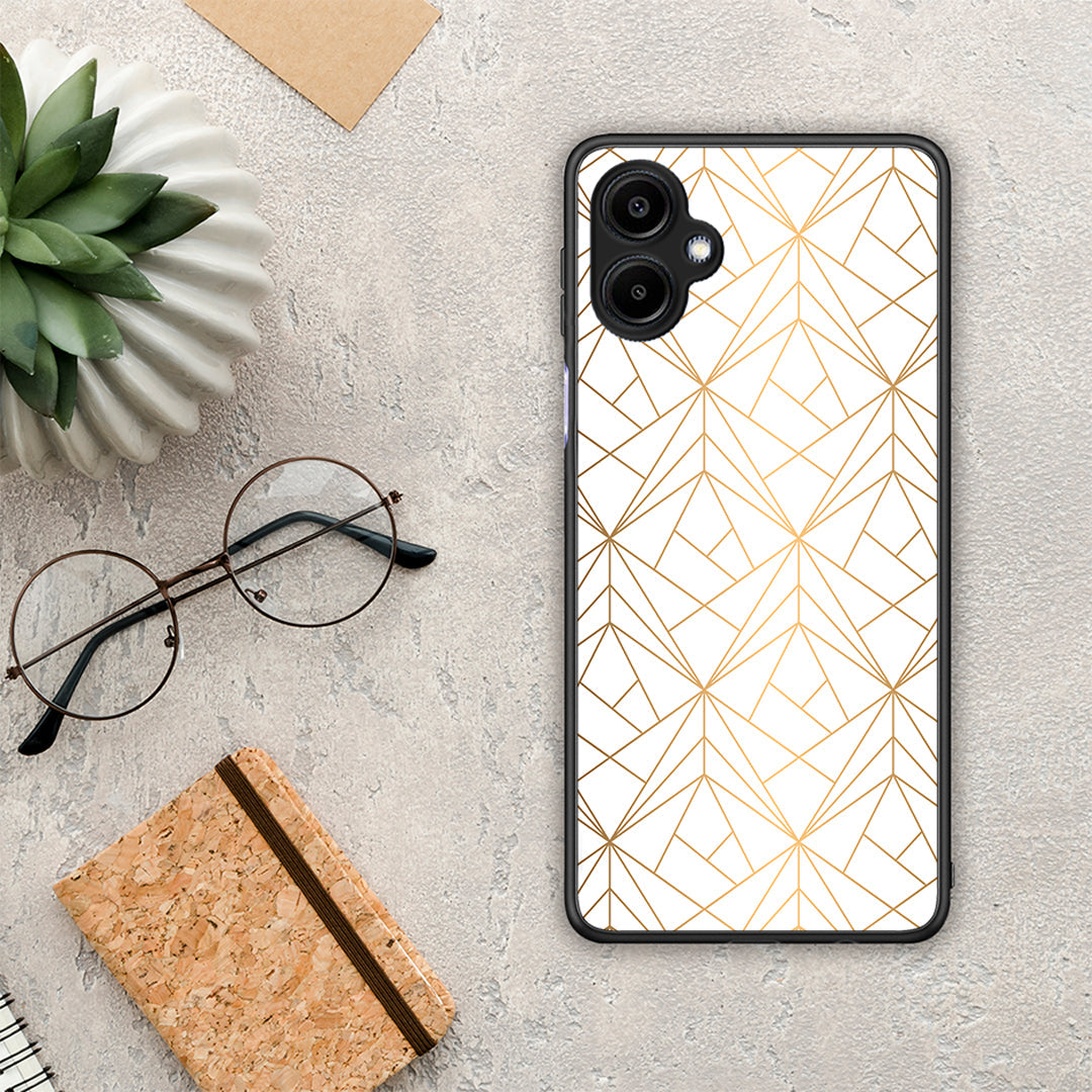 Geometric Luxury White - Samsung Galaxy A06 θήκη