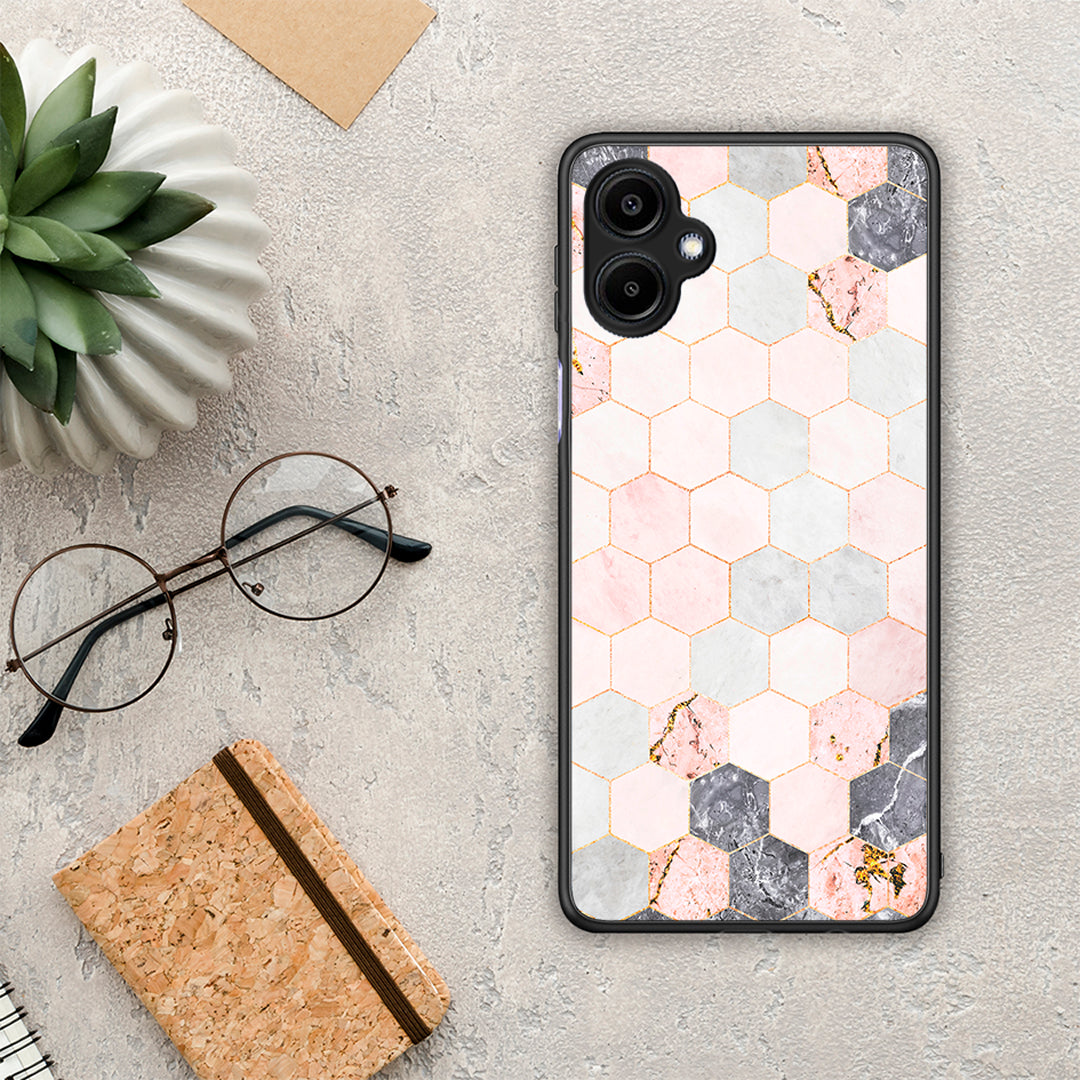 Marble Hexagon Pink - Samsung Galaxy A06 θήκη