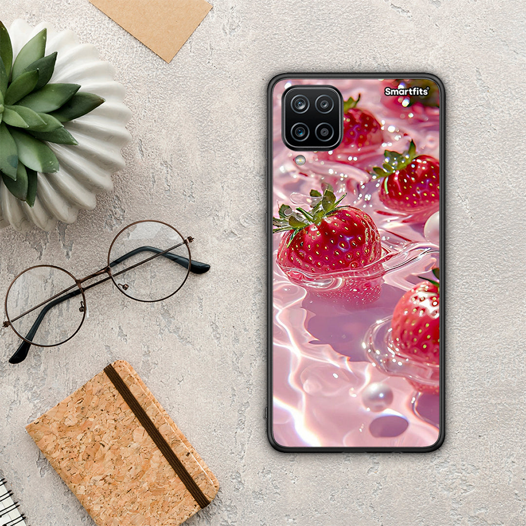 Juicy Strawberries - Samsung Galaxy A12 θήκη