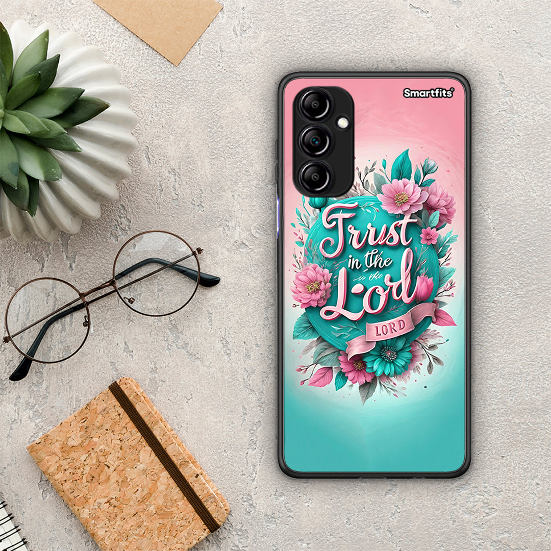 Θήκη Samsung Galaxy A14 / A14 5G Lord Trust από τη Smartfits με σχέδιο στο πίσω μέρος και μαύρο περίβλημα | Samsung Galaxy A14 / A14 5G Lord Trust Case with Colorful Back and Black Bezels