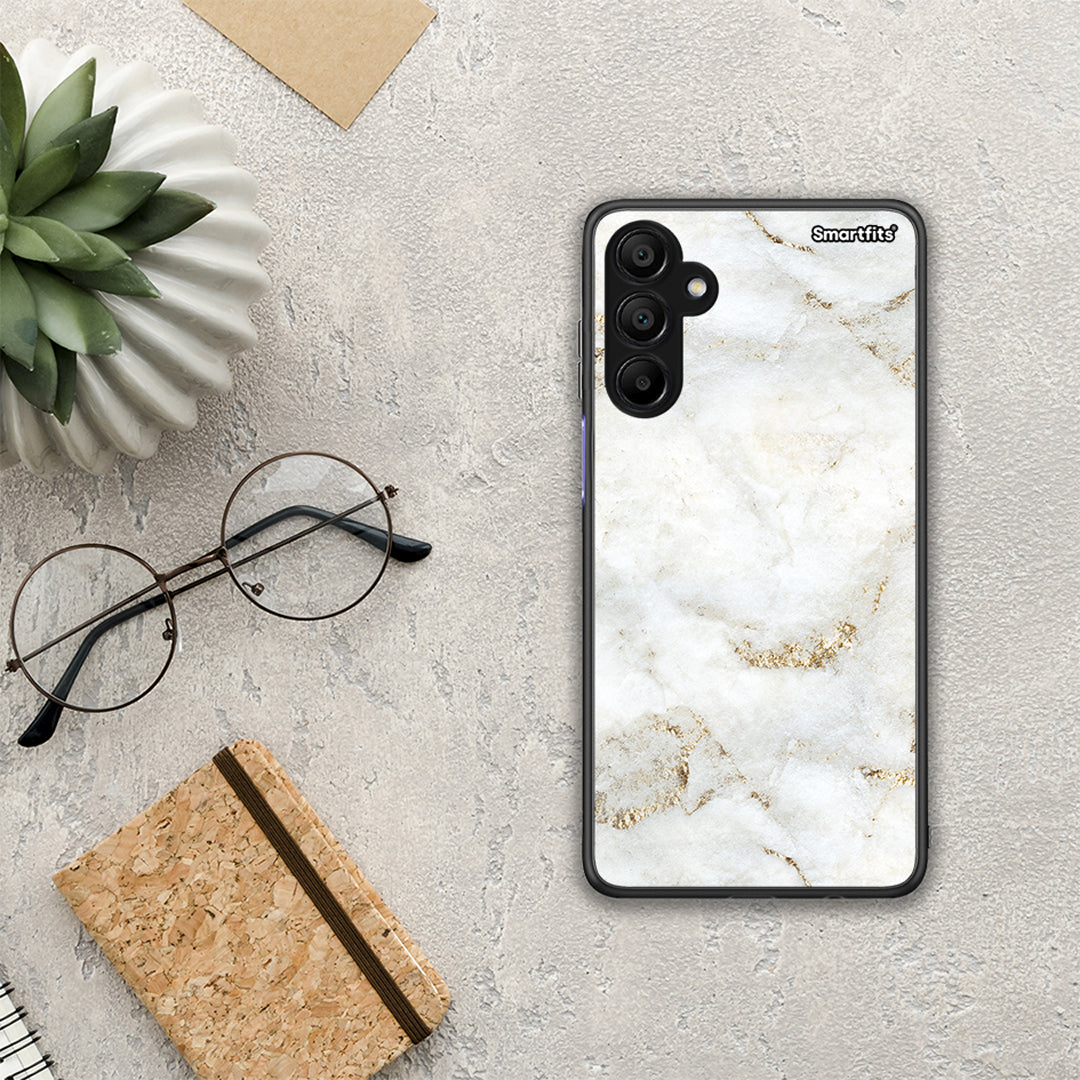 White Gold Marble - Samsung A15 5G θήκη