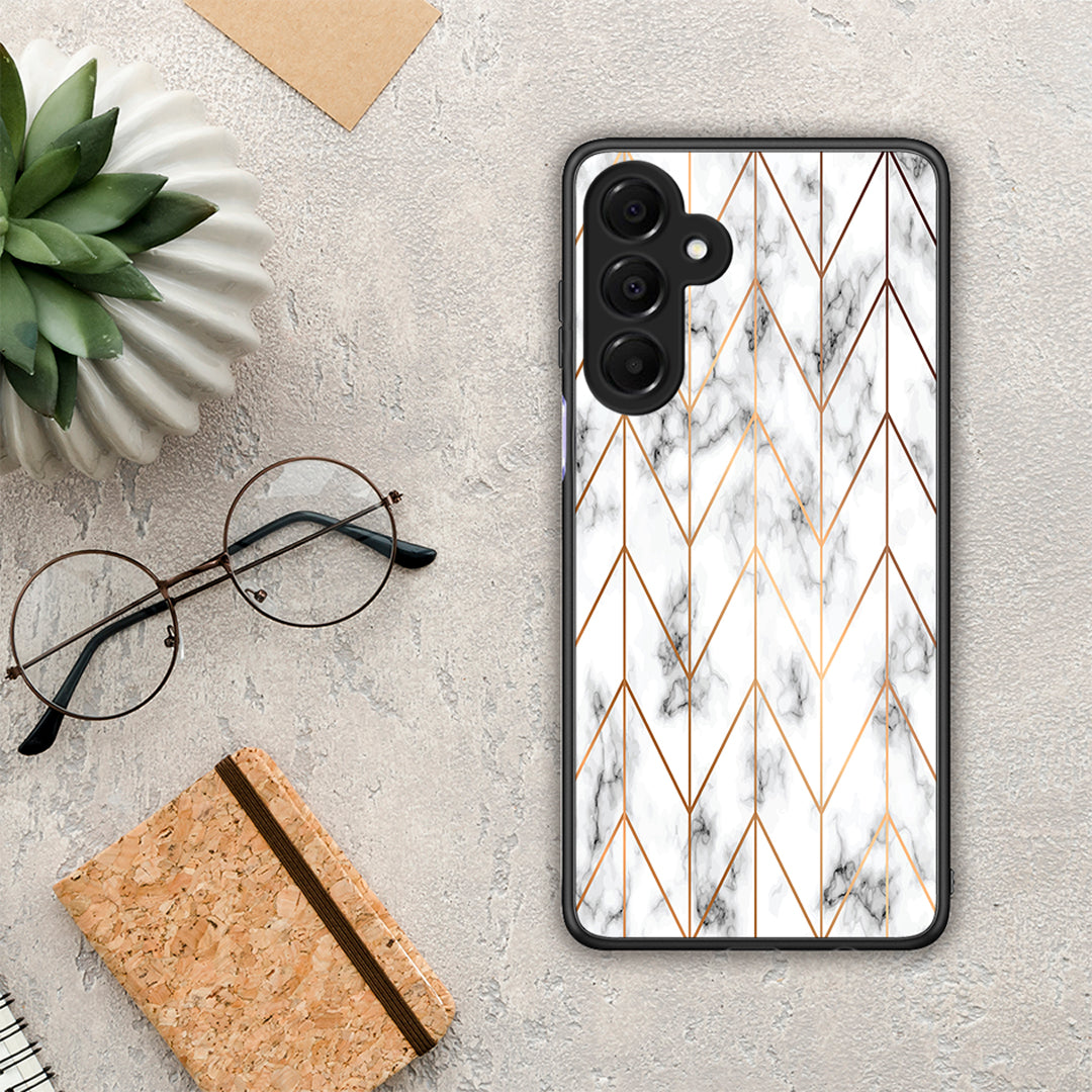 Marble Gold Geometric - Samsung Galaxy A16 4G / 5G θήκη