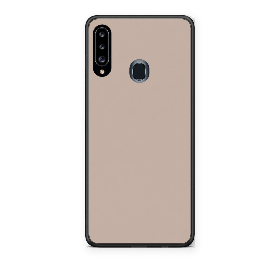 Θήκη Samsung Galaxy A20s Blush Beige από τη Smartfits με σχέδιο στο πίσω μέρος και μαύρο περίβλημα | Samsung Galaxy A20s Blush Beige case with colorful back and black bezels