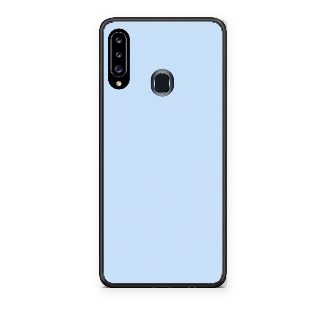 Θήκη Samsung Galaxy A20s Powder Blue από τη Smartfits με σχέδιο στο πίσω μέρος και μαύρο περίβλημα | Samsung Galaxy A20s Powder Blue case with colorful back and black bezels