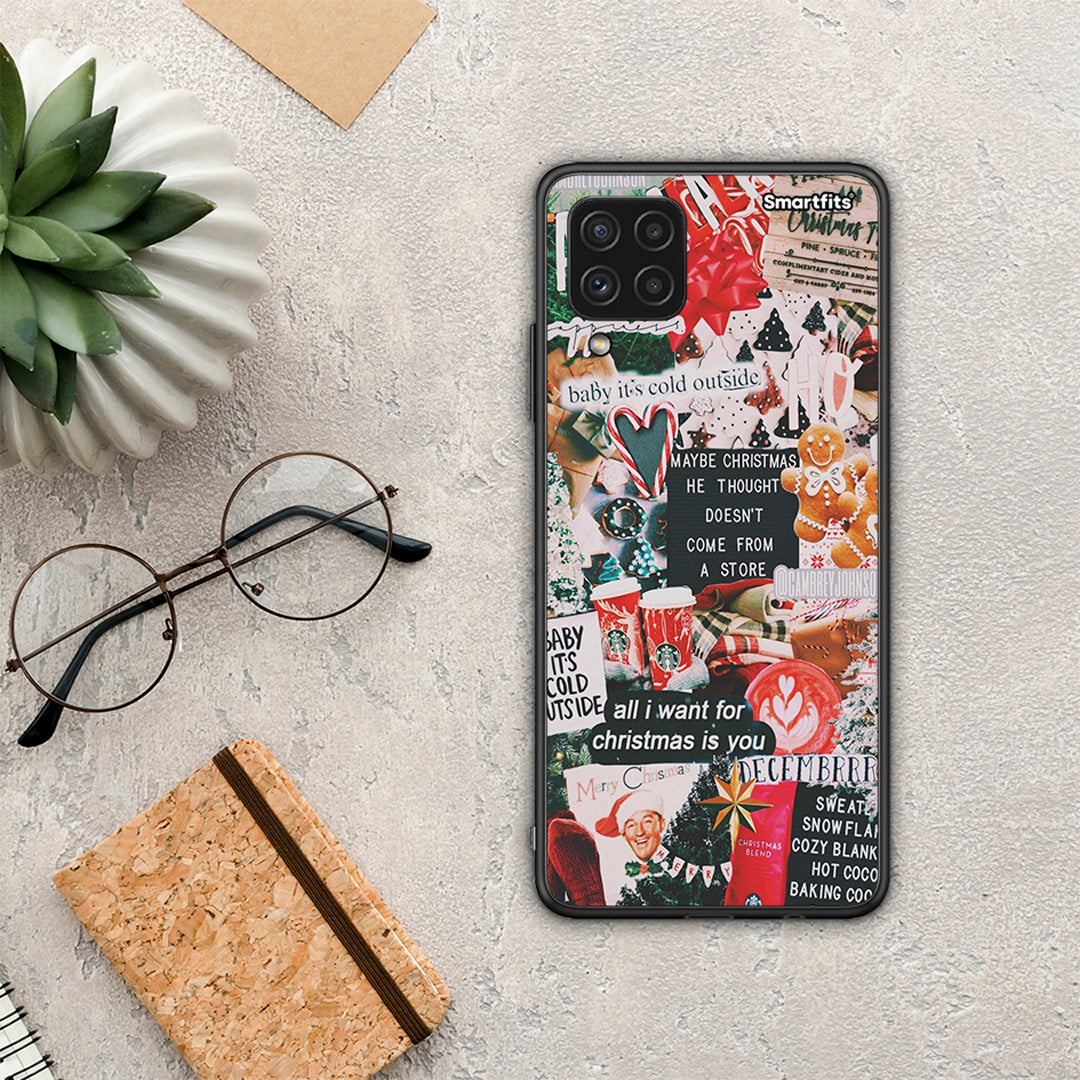 Christmas Happiness - Samsung Galaxy A22 4G θήκη