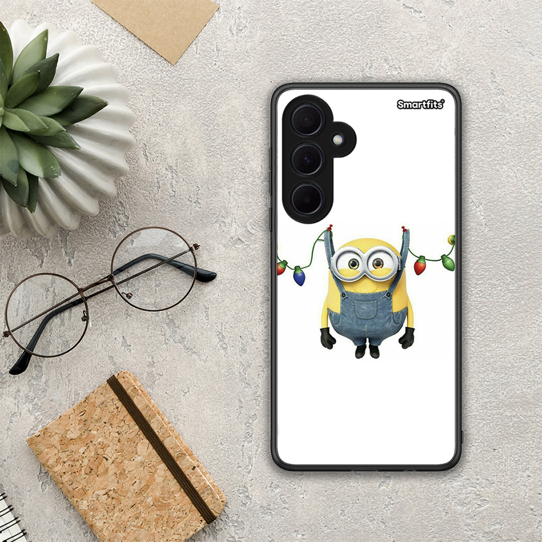 Xmas Minion Lights - Samsung Galaxy A35 θήκη