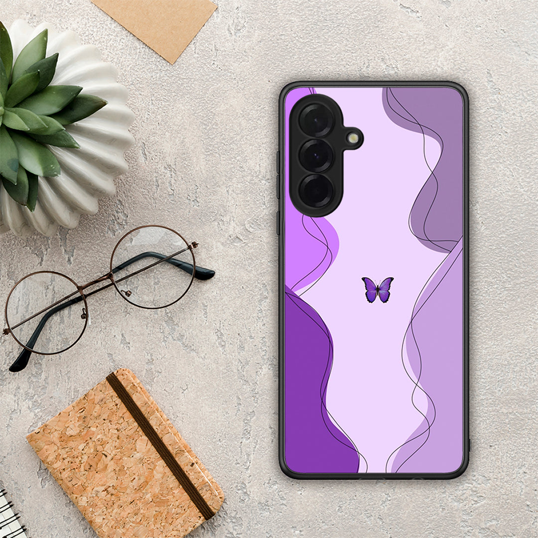 Purple Mariposa - Samsung Galaxy A36 θήκη