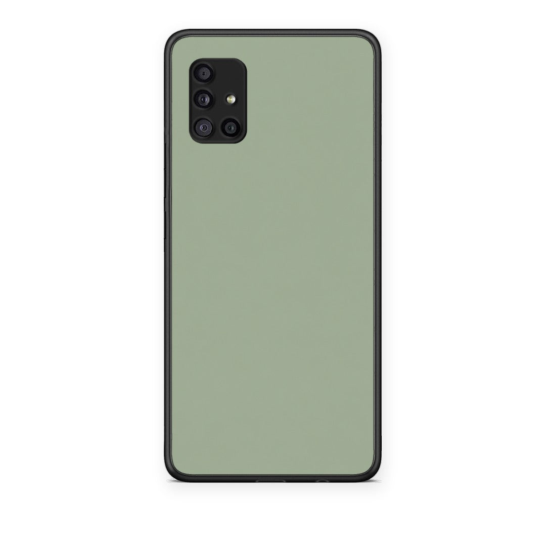 Θήκη Samsung Galaxy A51 5G Sage Green από τη Smartfits με σχέδιο στο πίσω μέρος και μαύρο περίβλημα | Samsung Galaxy A51 5G Sage Green case with colorful back and black bezels