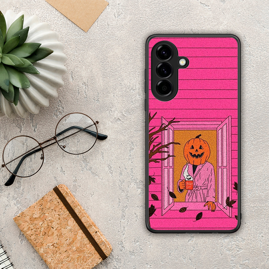Halloween Pumpkin Lady - Samsung Galaxy A56 θήκη