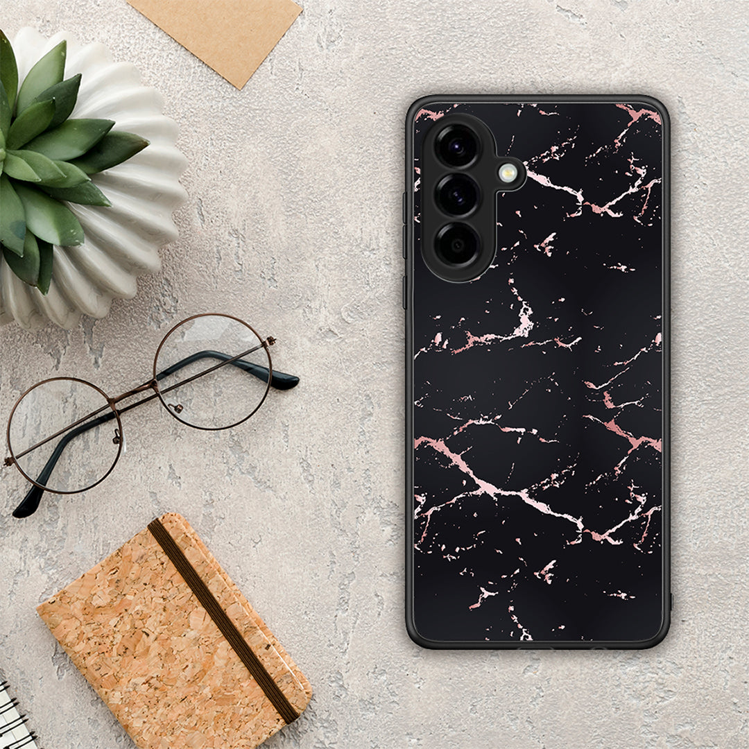 Marble Black Rosegold - Samsung Galaxy A56 θήκη