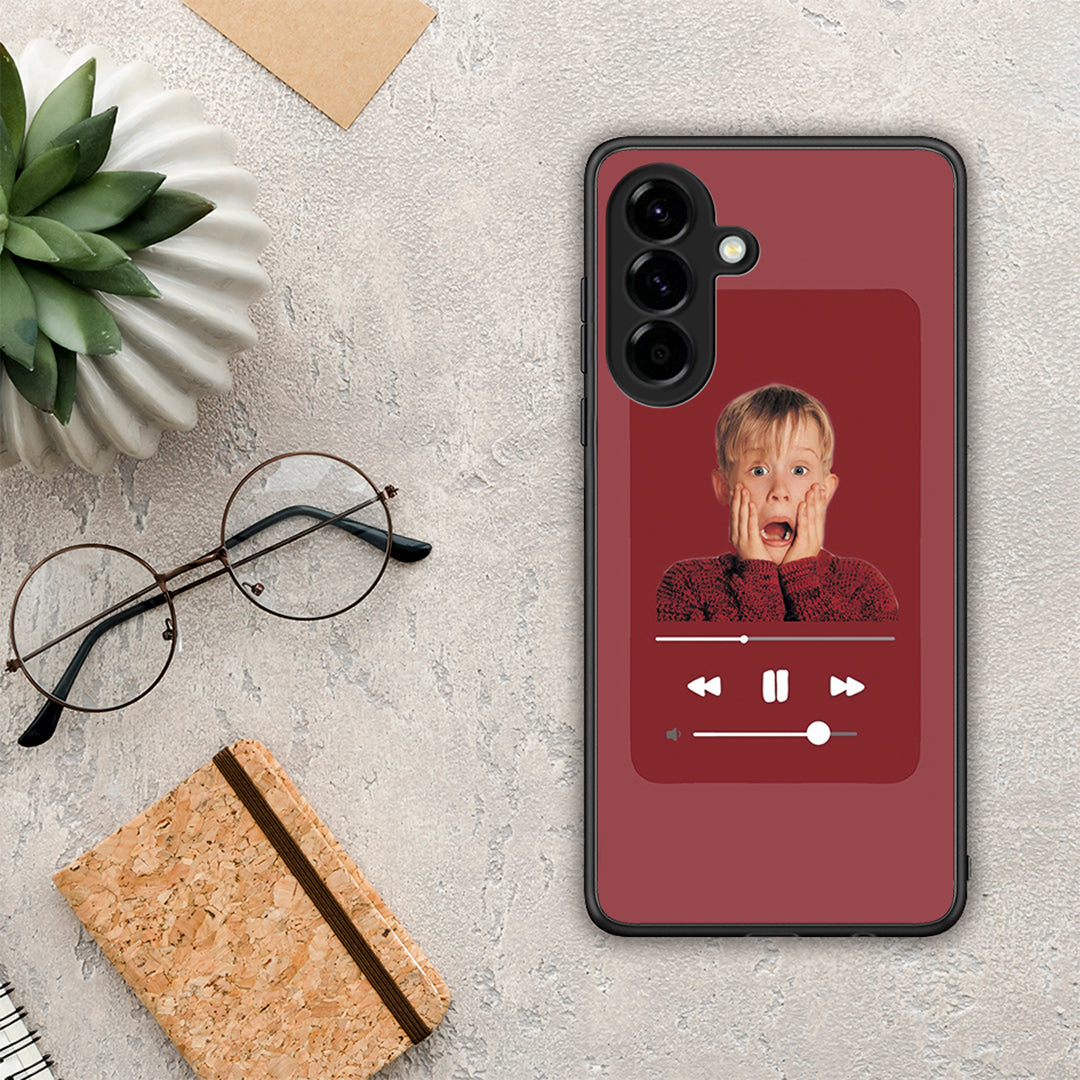Xmas Alone Music - Samsung Galaxy A56 θήκη
