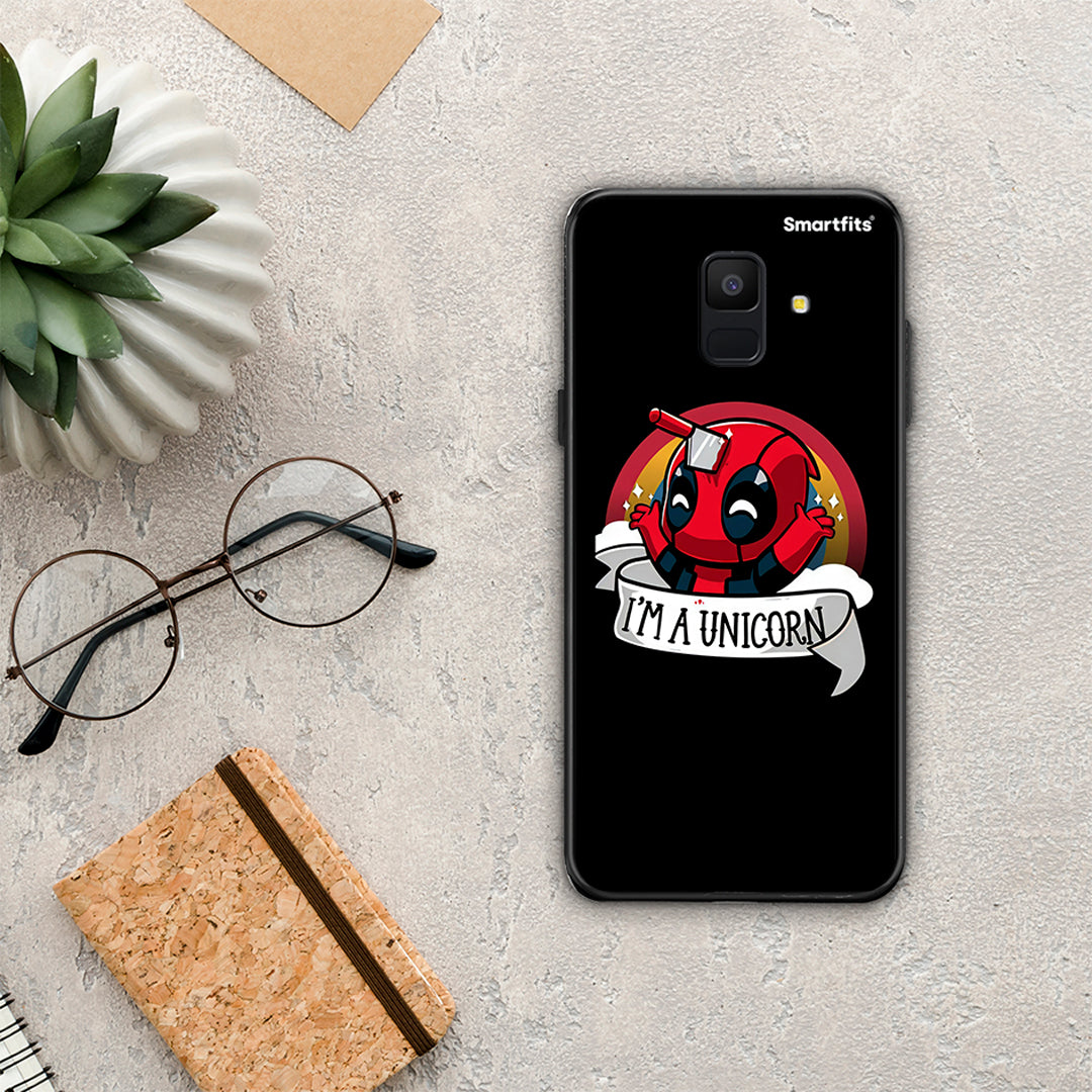 Unicorn Deadpool - Samsung Galaxy A6 2018 θήκη