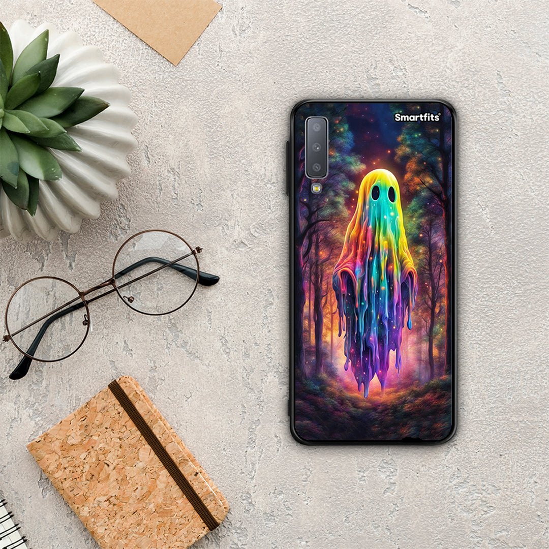 Halloween Ghost - Samsung Galaxy A7 2018 θήκη