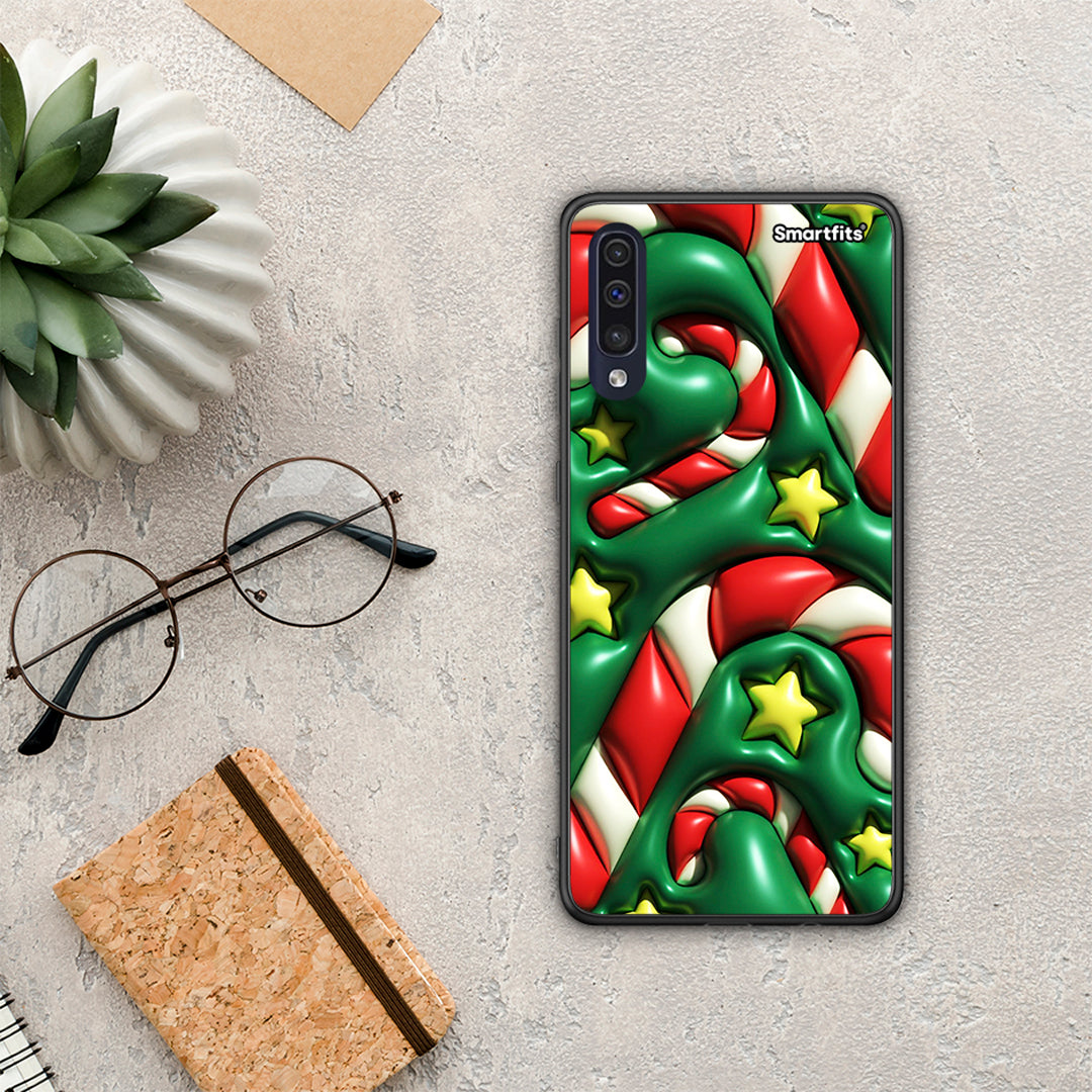 Christmas Bubbles - Samsung Galaxy A70 θήκη