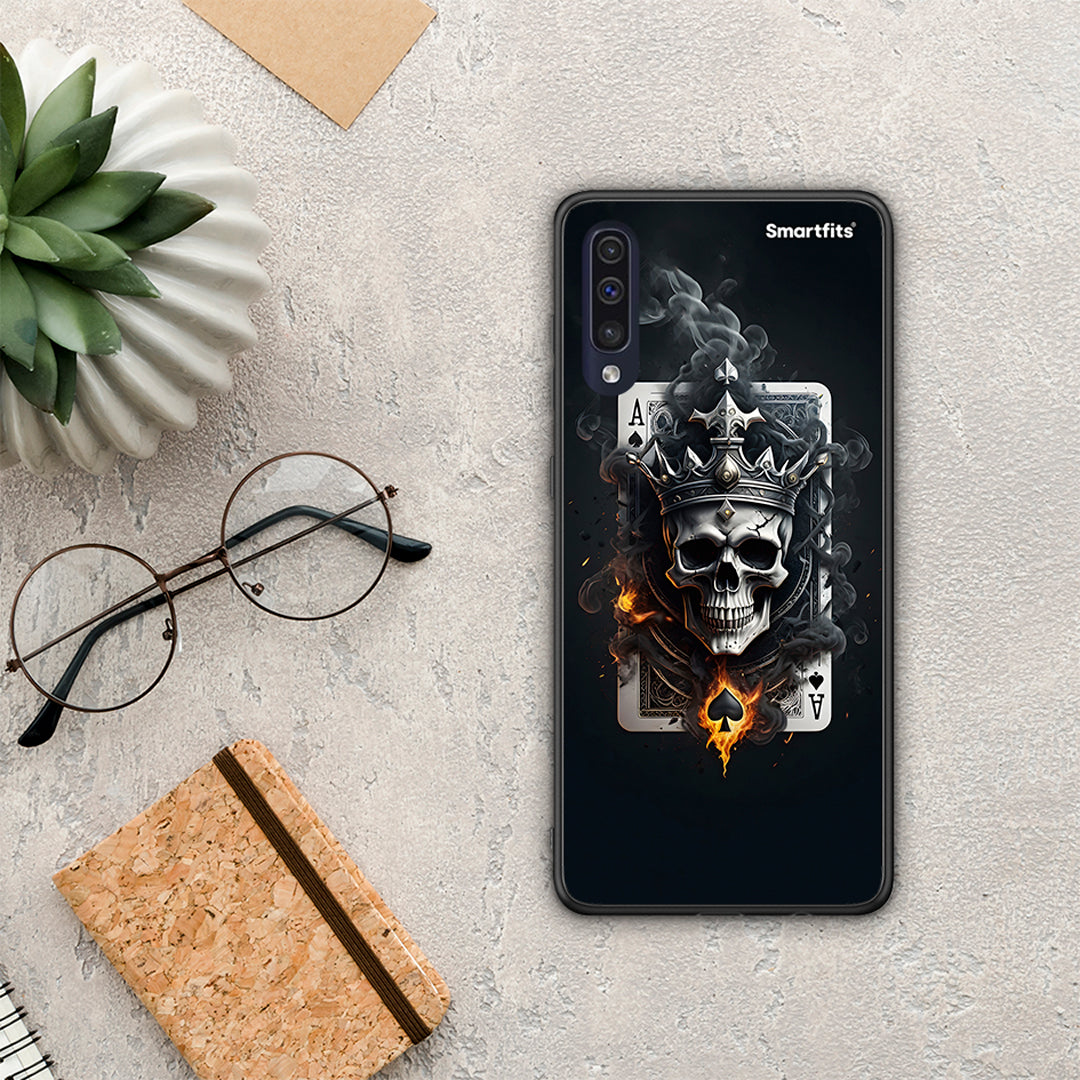 Skull King Ace - Samsung Galaxy A70 θήκη