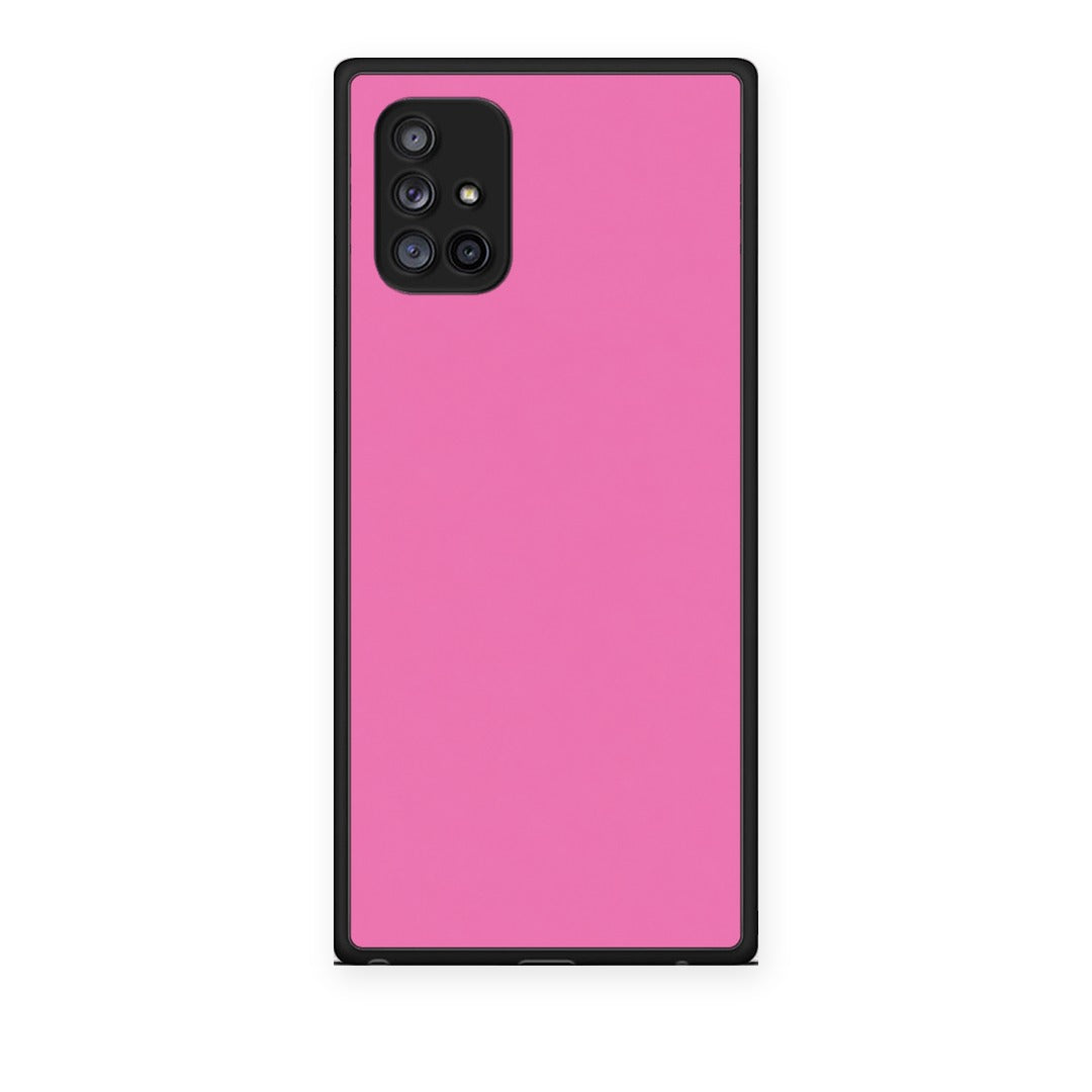 Θήκη Samsung Galaxy A71 5G Rose Pink από τη Smartfits με σχέδιο στο πίσω μέρος και μαύρο περίβλημα | Samsung Galaxy A71 5G Rose Pink case with colorful back and black bezels