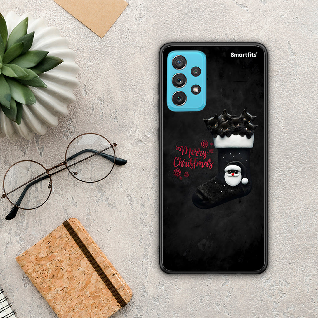 Merry Cat Christmas - Samsung Galaxy A72 θήκη