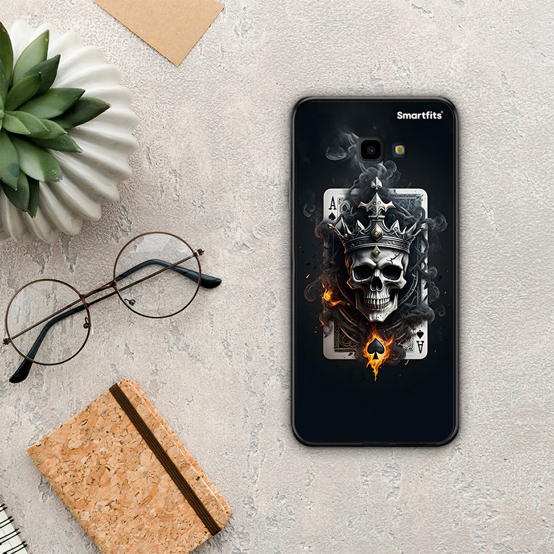 Skull King Ace - Samsung Galaxy J4+ θήκη