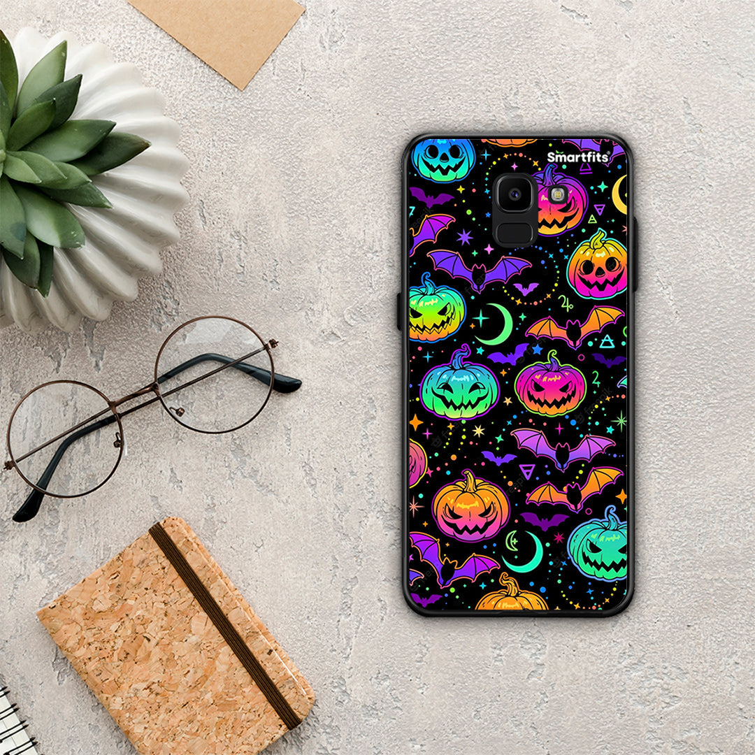 Neon Halloween - Samsung Galaxy J6 θήκη