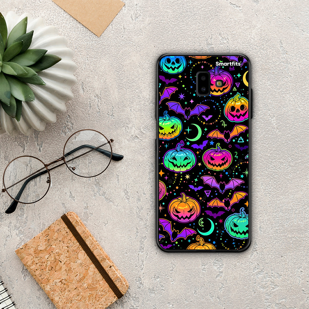 Neon Halloween - Samsung Galaxy J6+ θήκη