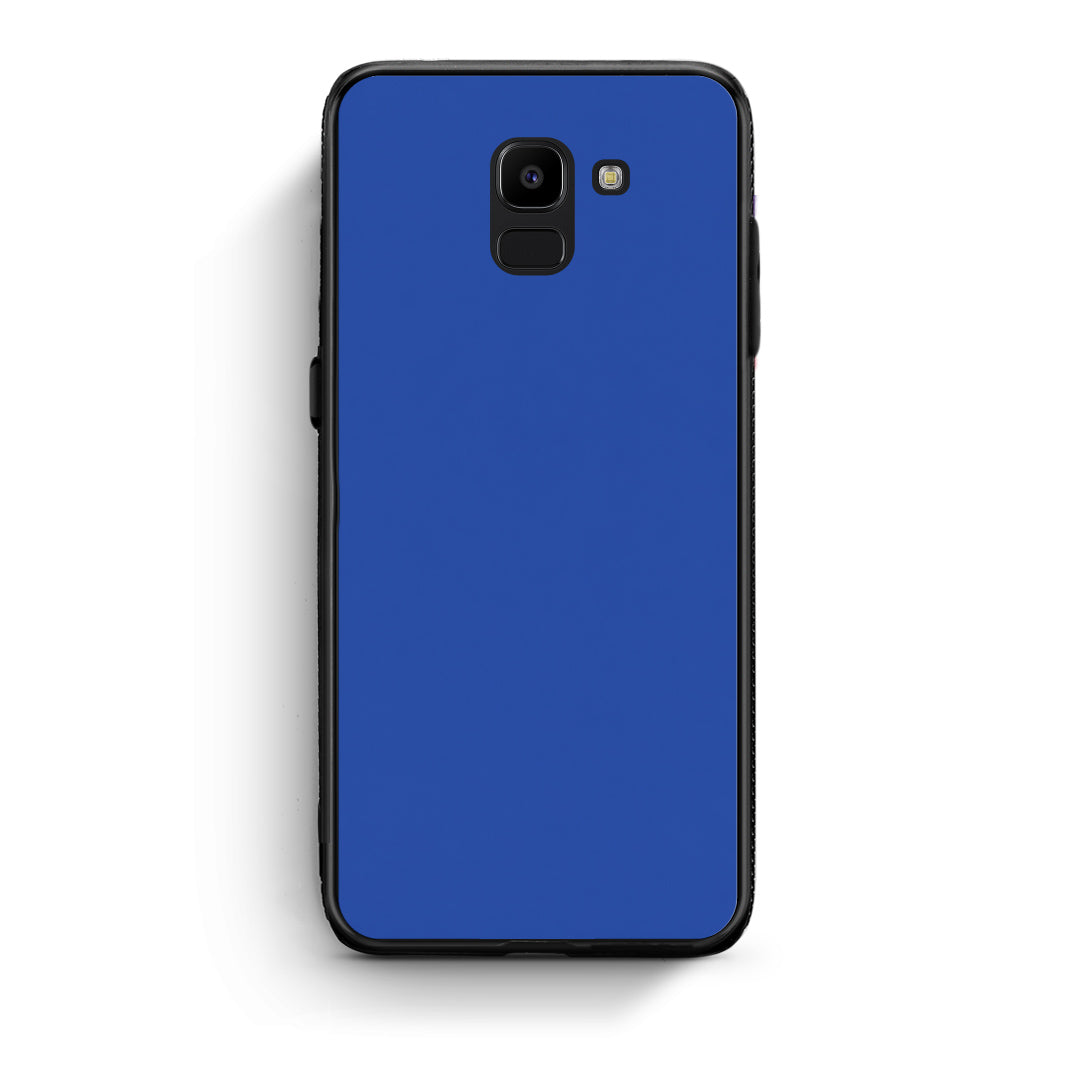 Θήκη Samsung Galaxy J6 Royal Blue από τη Smartfits με σχέδιο στο πίσω μέρος και μαύρο περίβλημα | Samsung Galaxy J6 Royal Blue case with colorful back and black bezels