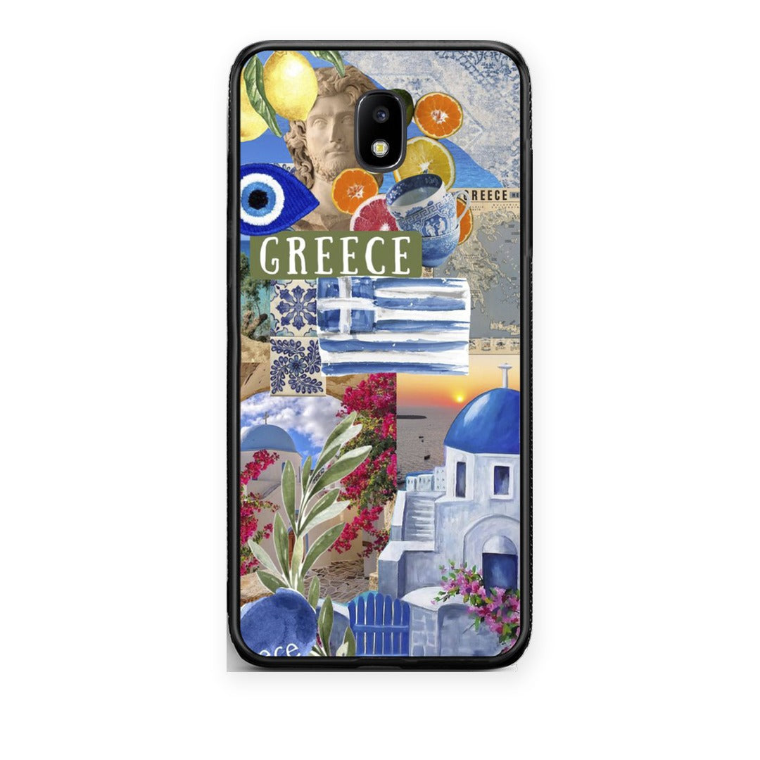 Θήκη Samsung Galaxy J5 2017 All Greek από τη Smartfits με σχέδιο στο πίσω μέρος και μαύρο περίβλημα | Samsung Galaxy J5 2017 All Greek case with colorful back and black bezels
