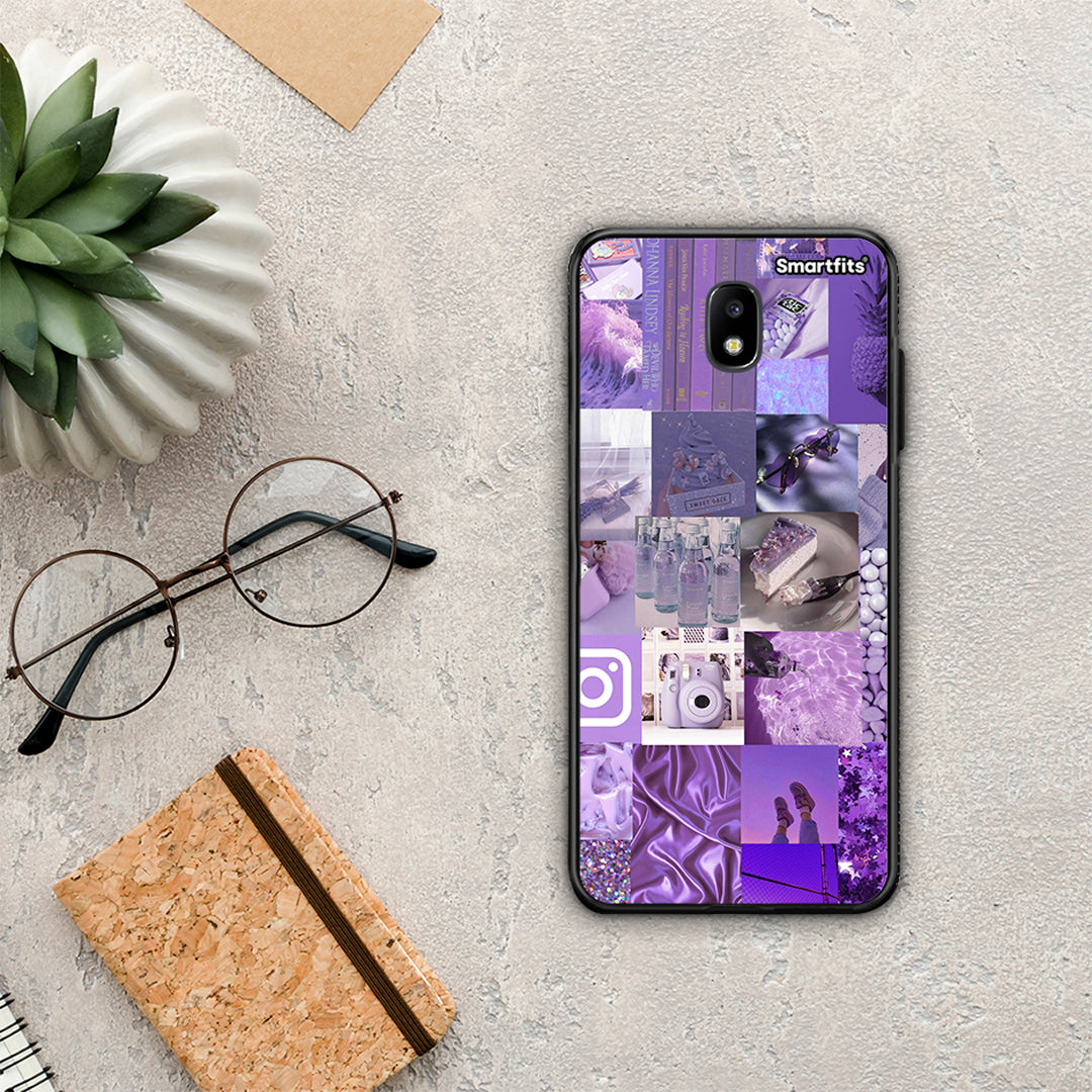 Purple Aesthetic Collage - Samsung Galaxy J5 2017 θήκη